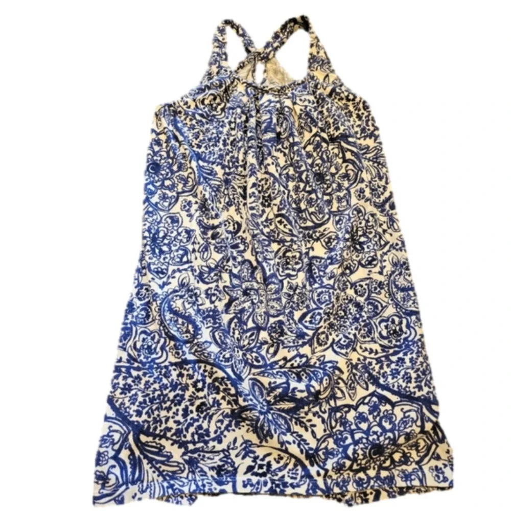6/$20 Gap Kids Floral Print Sun Dress/ Coverup Size L (Girl)